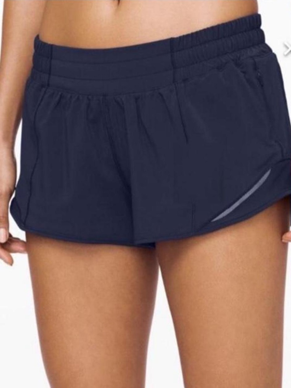 Lulu Navy Hotty Hot Shorts
